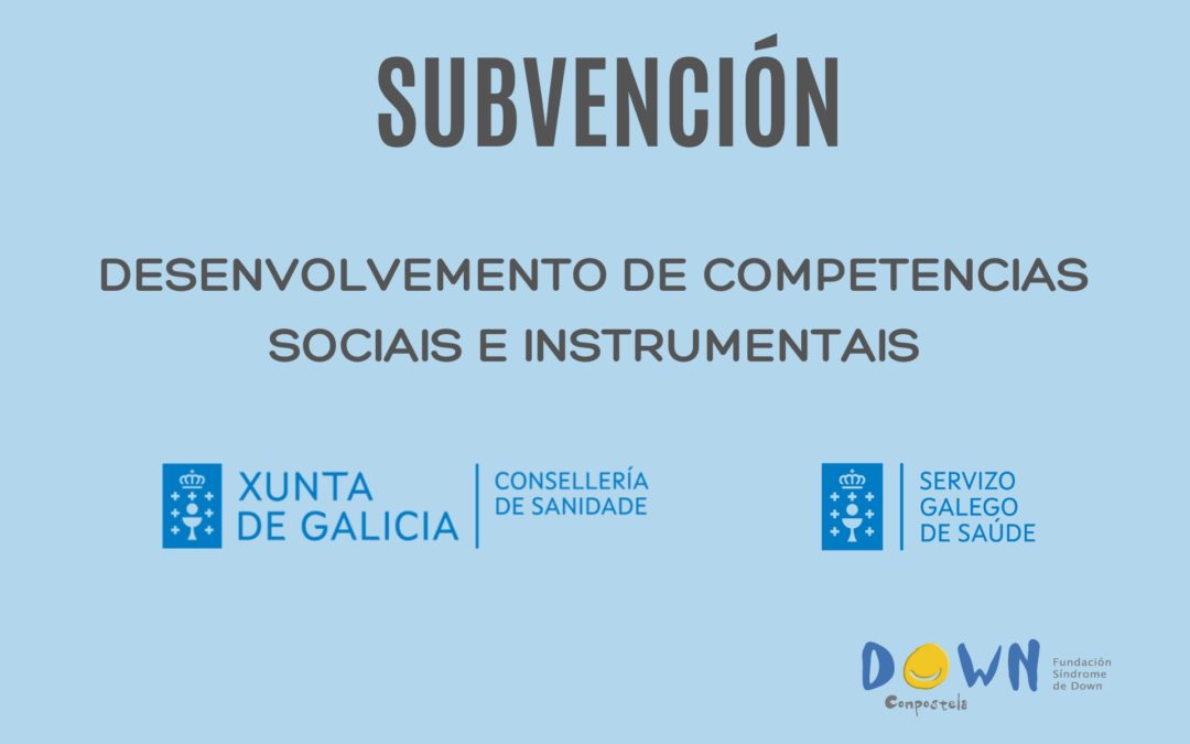 A Consellería de Sanidade subvenciona o programa de ‘Desenvolvemento de competencias sociais e instrumentais’
